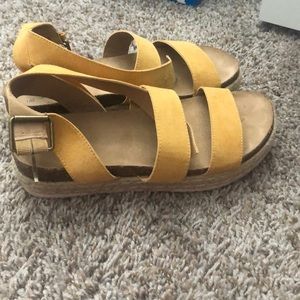 wedge strappy sandal